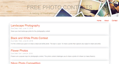 Desktop Screenshot of free-photo-contests.com