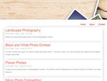 Tablet Screenshot of free-photo-contests.com